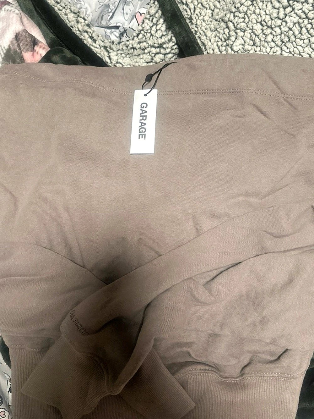 Garage off the shoulder top